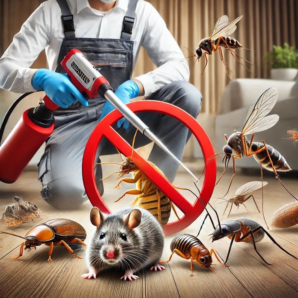 Pest extermination technician